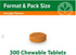 Vitamin C 500mg - Sugarless 300 Tablets