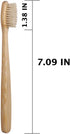 Bamboo Toothbrush with Medium Boar Bristles, Natural Toothbrush, Environmentally Friendly (8 Pieces)