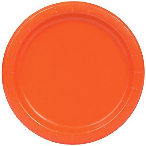 Lime Green Solid Round Paper Dinner Plates, 9", Pack of 16