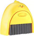 LUOKER Set,1pc Set,SUP Set,Small Small Broom and Dustpan Dust Pan and Brush Cute Little Yellow Duck Hand Mini Broom