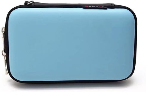 Small Hard Shell Diabetic Travel Case for Glucose Meter, Testing Strips, and Lancing Device (Blue)
