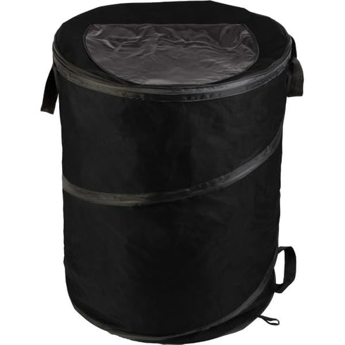Collapsible Trash Can, 46-Gallon Outdoor Garbage Bin with 3 Stakes for RV, Camping, Storage, Recycling