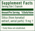 Flora FloraSil 90 Veg Capsules - Silica Supplement with Horsetail Extract for Hair, Skin, Nails