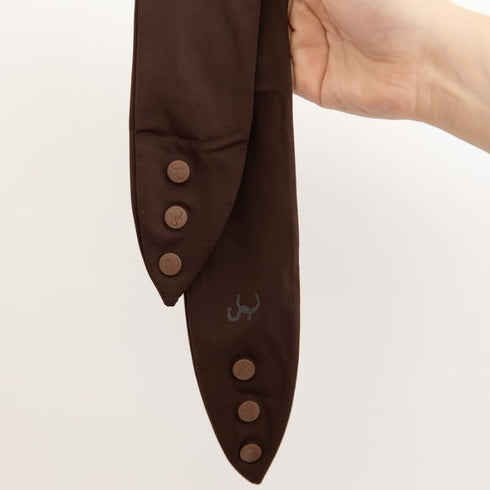 Women’s Fashion Headband for Curly Hair - No-Slip Adjustable Washable Turban Headwrap (Brown)