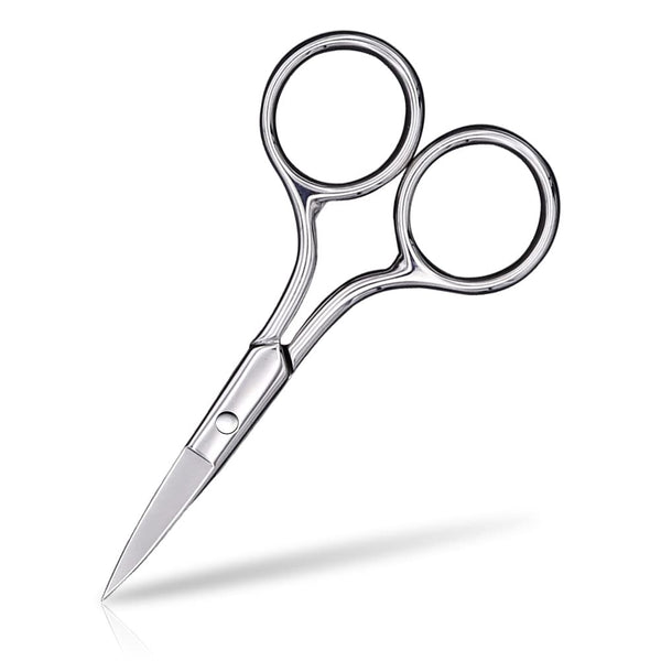 Eyebrow Scissors, Small Stainless Steel Scissors for Hair, Eyebrows, Nose Hair, Beard, Eyelashes, Cuticle - ASONTAO
