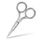 Eyebrow Scissors, Small Stainless Steel Scissors for Hair, Eyebrows, Nose Hair, Beard, Eyelashes, Cuticle - ASONTAO