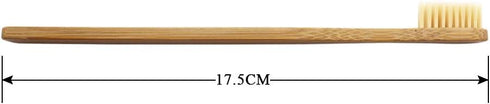 DR PERFECT Natural Bamboo Toothbrush, Soft Bristles for Adults, Pack of 12
