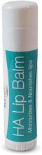 Hyalogic HA Lip Balm - Unflavored, 4.25g Stick - Hyaluronic Acid & Organic Coconut Oil for Dry Lips