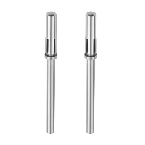 Mesee 2 Pieces Mandrel Bits for Small Nail Sanding Bands 3.1mm Mini Mandrel Nail Drill File Heads 2.35mm Shank Nails Mandrels Fit Electric Manicure Pedicures Tools