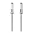 Mesee 2 Pieces Mandrel Bits for Small Nail Sanding Bands 3.1mm Mini Mandrel Nail Drill File Heads 2.35mm Shank Nails Mandrels Fit Electric Manicure Pedicures Tools