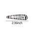Zebra Print Hair Snap Clips, Black and White Trendy Metal Barrettes for Women Girls, 8 PCS