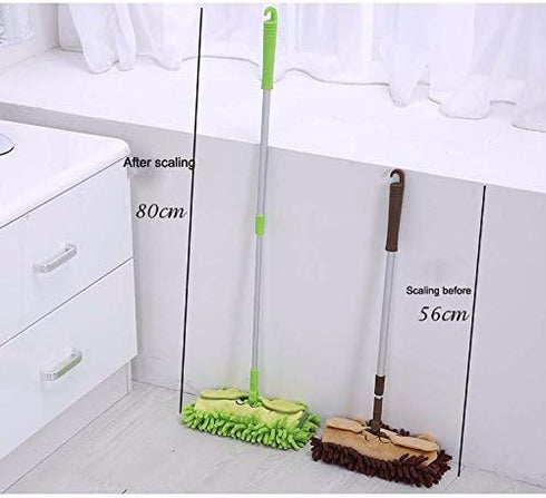 Mini Microfiber Chenille Cartoon Flat Dust Mop for Children, Detachable, 360 Degree Rotation