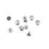 100Pcs Orthodontic Braces Lingual Buttons Bondable Round Mesh Base, 10pcs/Pack