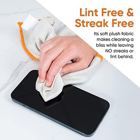 Superio Microfiber Glass, Mirror, Window Cleaning Cloth for Car Windshield, Lenses, TV Screen, Electronics, 14x16 Large