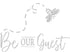 Guest Hand Towels - Disposable Hand Towels with Be Our Guest Message, Pack of 50