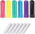HLLMX 6 PCS Essential Oil Aromatherapy Inhaler, Refillable Nasal Inhaler Blanks with Unscented