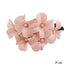 LOVEF3 Pcs Fashion Handmade Women Girl Flower Banana Barrette Hair Clip, 11.5 * 6 CM, Black Pink Navy