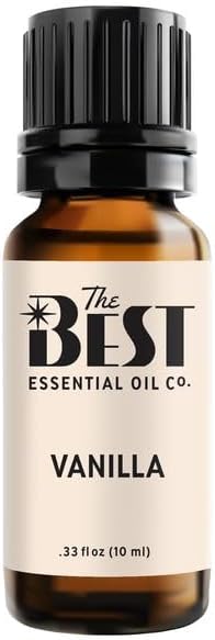 The Best Vanilla Essential Oil - Premium Grade, 100% Pure & Natural for Aromatherapy, Diffuser, Spa, 10 ml