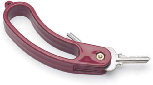 SP Ableware 60668 Red Hole In One Key Holder with Wide Oversized Handle