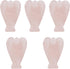 mookaitedecor Set of 5 Assorted Crystal Angel Figurines, 1.5 inch Mini Guardian Angel Statue for Home Decoration