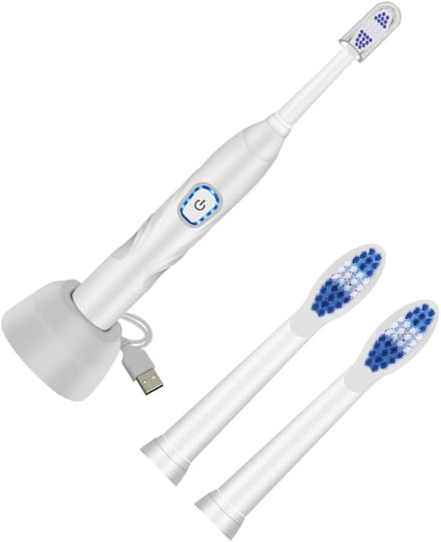 Luxshiny S Electric Toothbrush USB Charging Sonic Vibration Toothbrush Soft Bristle Waterproof Rechargeable for Boys