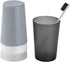 Namzi 4 Cup,2.36 2.36 4.5inch White Frosted Mouthwash Cups Pcs,Simple Design Toothbrush * *