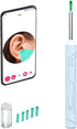 Earwax Removal Kit with Camera and Light, 6 Ear Spoons, Compatible with iOS & Android Devices, White