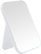 Desktop Makeup Mirror, 8 Inch Portable Folding Mirror with Stand, Double-Duty White Wall Hanging