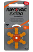 RAYOVAC EXTRA 13 pack 60 HEARING AID BATTERIES SIZE NEW pcs (Original Version)