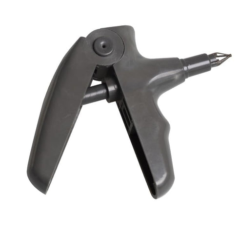 Dental Ligature Tie Gun for Orthodontic Ligature Ring Placement, Dispenser Tool for Braces Rubber Band (Grey)