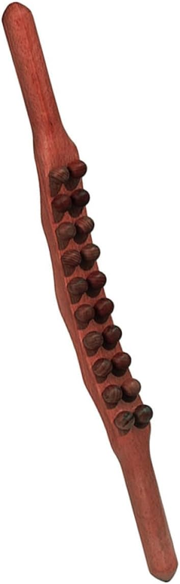 Wooden Massage Stick Self-Care Tool Compact Wood Massager for Home Travel Enhances