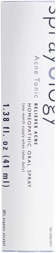 Acne Tonic - Homeopathic Acne Spray, All-Natural, Help Reduce The Appearance of Acne, Gluten-Free, Lactose Free, 30 Day
