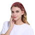 Paisley Bandana Headband for Women, Adjustable Turban Hairband, Pack of 6, Elastic Yoga Headband