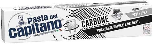 PASTA DEL CAPITANO 1905 100ml 3.38fl.oz Pasta del Capitano Carbone Whitening Black Toothpaste