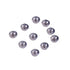 Angzhili 50Pcs/5Bag Dental Lingual Buttons, Round Base Monoblock Orthodontic Materials