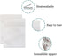FERENLI 100 Pcs Mylar Food Storage Bag, Zipper Lock Matte Aluminum Foil Airtight Bag with Front Window