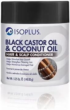 Isoplus Black Castor Oil & Coconut Oil, 5.25oz