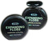 Woven Expanding Dental Floss, Naturally Waxed & Textured with Charcoal & Xylitol, Mint, 109 Yards