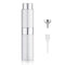 LISAPACK 8ML Atomizer Perfume Spray Bottle | Travel, Empty Refillable Cologne Dispenser, Portable Sprayer (Silver)