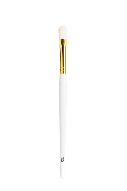 White Gold Collection #10 Small Crease Brush for Precise Makeup Application