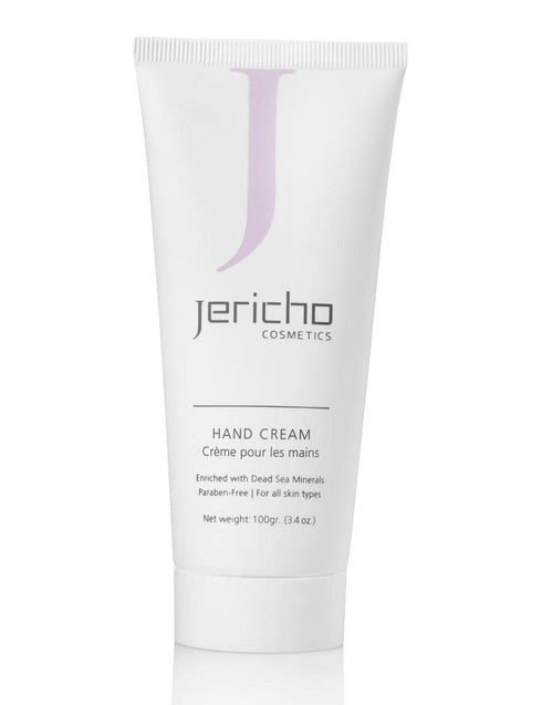 Jericho Cosmetics Hand Cream, Moisturizing with Aloe, Olive Oil & Dead Sea Salts, 3.4 oz