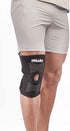 MUELLER Knee Stabilizer - Self Adjusting Support for Pain Relief, Ideal for Arthritis & Sprains, One Size, Black