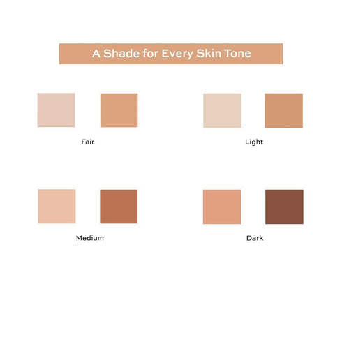 Revolution Fast Base Contour Stick, Dual Ended, Lightweight, Blendable, Sculpts & Defines Face, Medium (2 X 0.15 Oz)