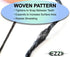 Woven Expanding Dental Floss, Naturally Waxed & Textured with Charcoal & Xylitol, Mint, 109 Yards