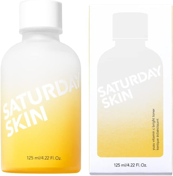 Saturday Skin Yuzu Vitamin C Bright Toner - Hydrate, Tone, and Brighten Dull Skin with Niacinamide, Korean Skincare