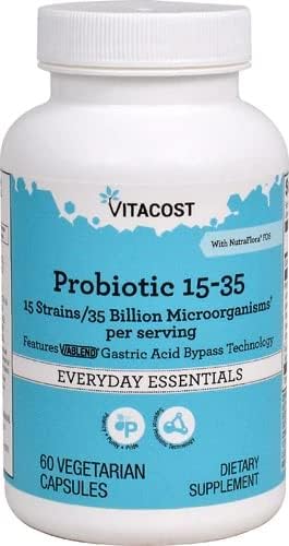 Vitacost Probiotic 15-35, 35 Billion CFU, 60 Vegetarian Capsules