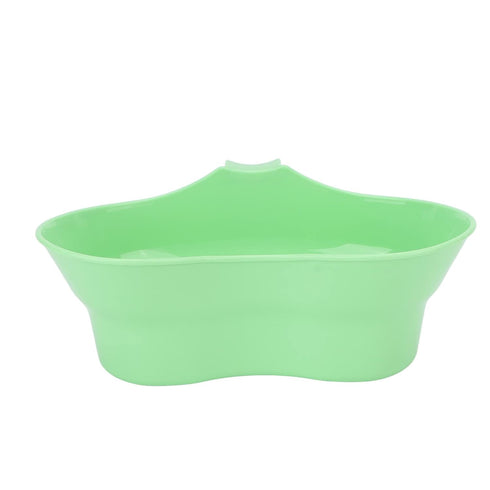 Vomit Basin Cup, Large Diameter Inward Curved Grip Handle, Unbreakable Kidney Shaped Bowl for Hospital
