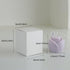 Premium Purple Rose Aromatherapy Candle with Essential Oils for Relaxation