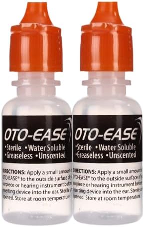 Patin OTO-Ease Custom Earmold Lubricant (2 Pack / 0.5oz Bottle) - Lubricate Ear