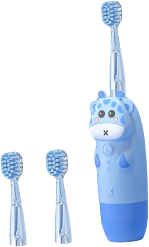 Electric Toothbrush Set for Boys and Girls 4 Pieces No Battery Boys